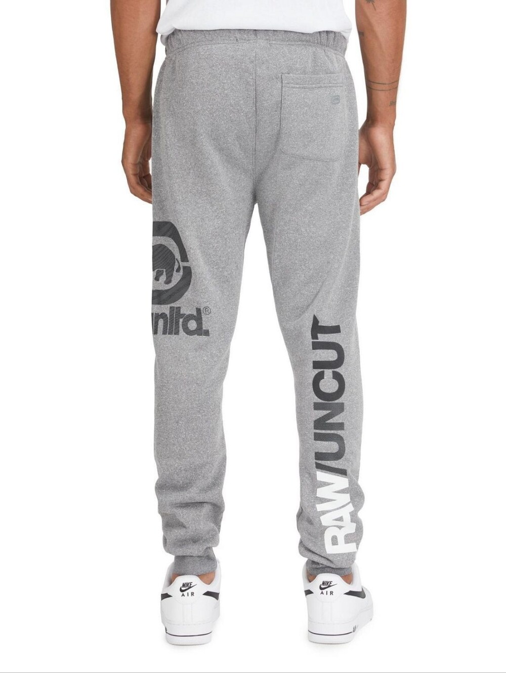Ecko Unltd. Men's Hyper Wave Fleece Jogger Sweatpants Grey Marled Size 4XL - Picture 3 of 12